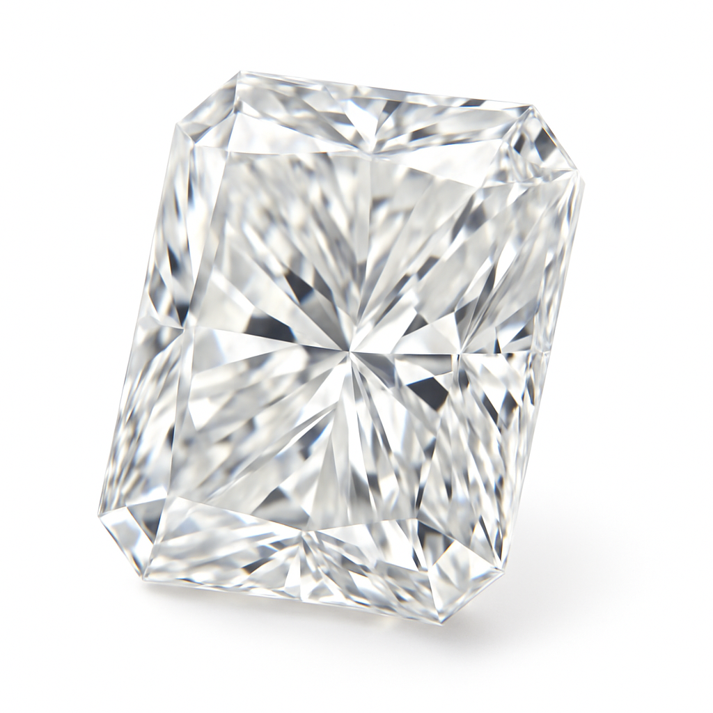 Radiant cut diamond